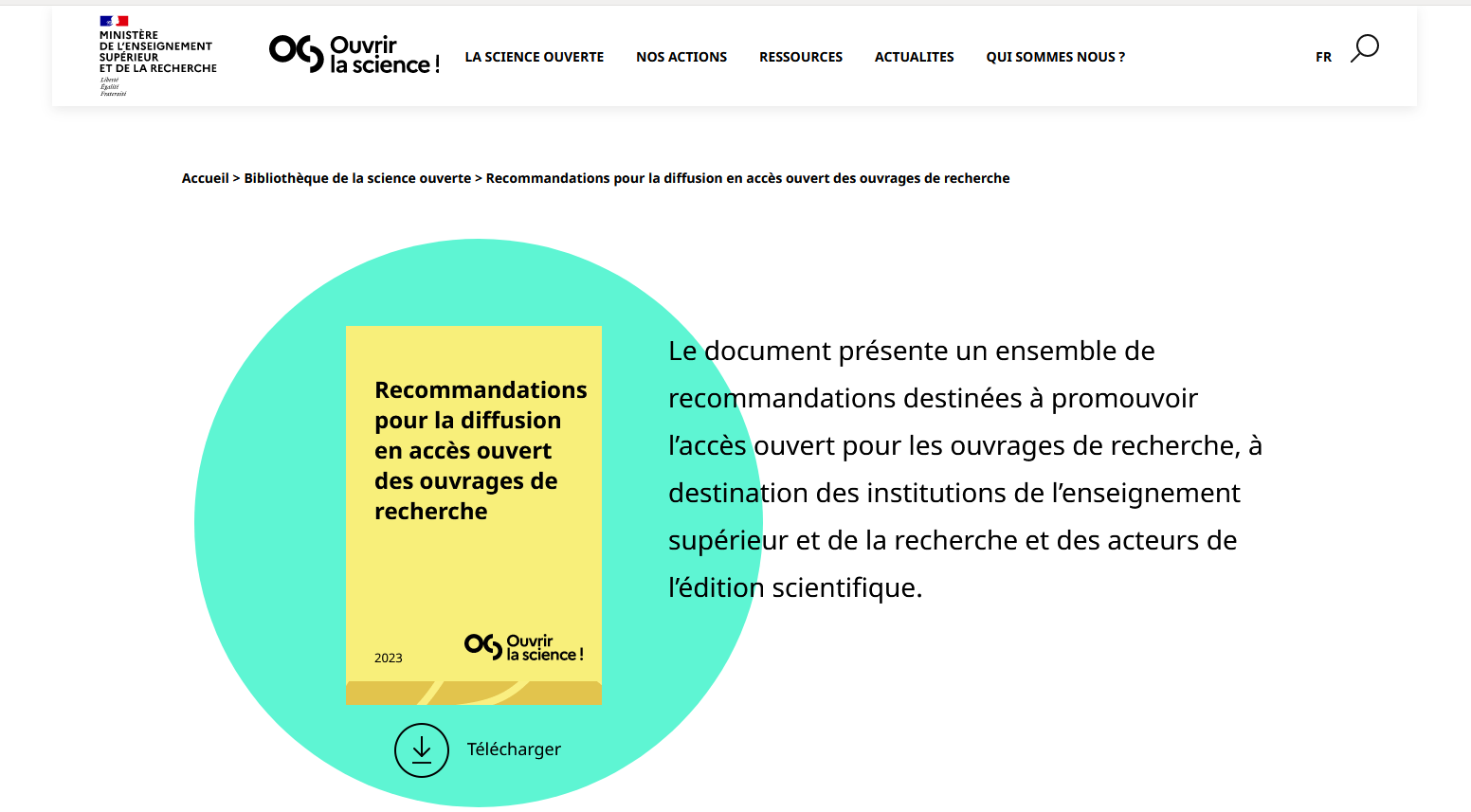 PUBLIER2023 64 RECOMMENDATION ACCES OUVRAGE